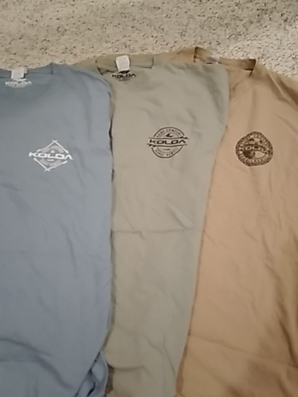 Bundle Of Men's Short Sleeve Koloa Surf T-Shirt - Blue/Gray/Tan